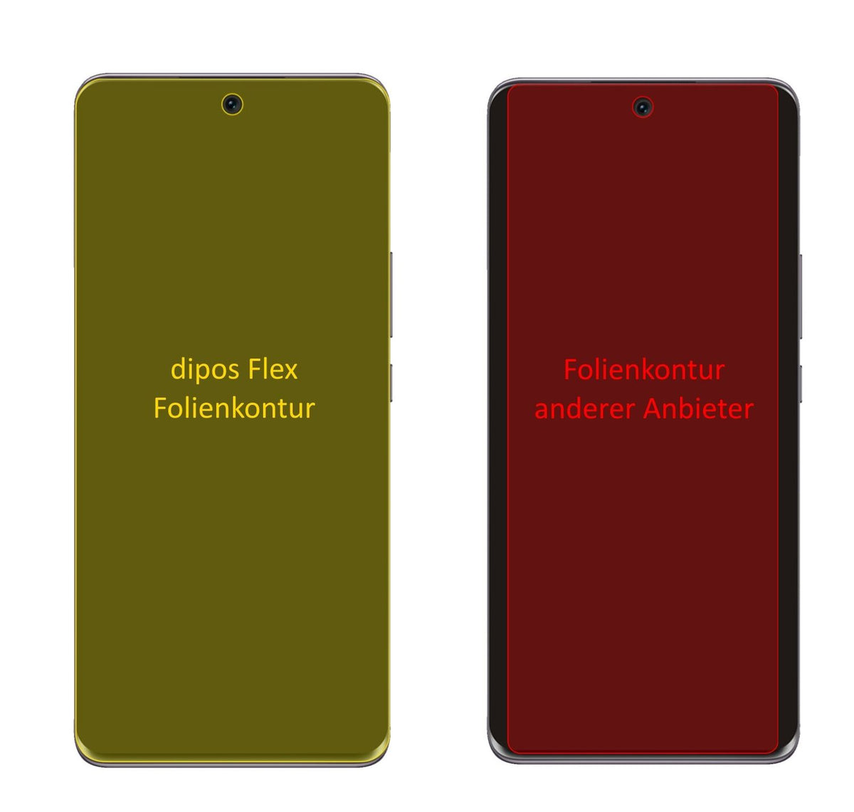 3x 3D Full Cover Schutzfolie für Honor 50 (2)