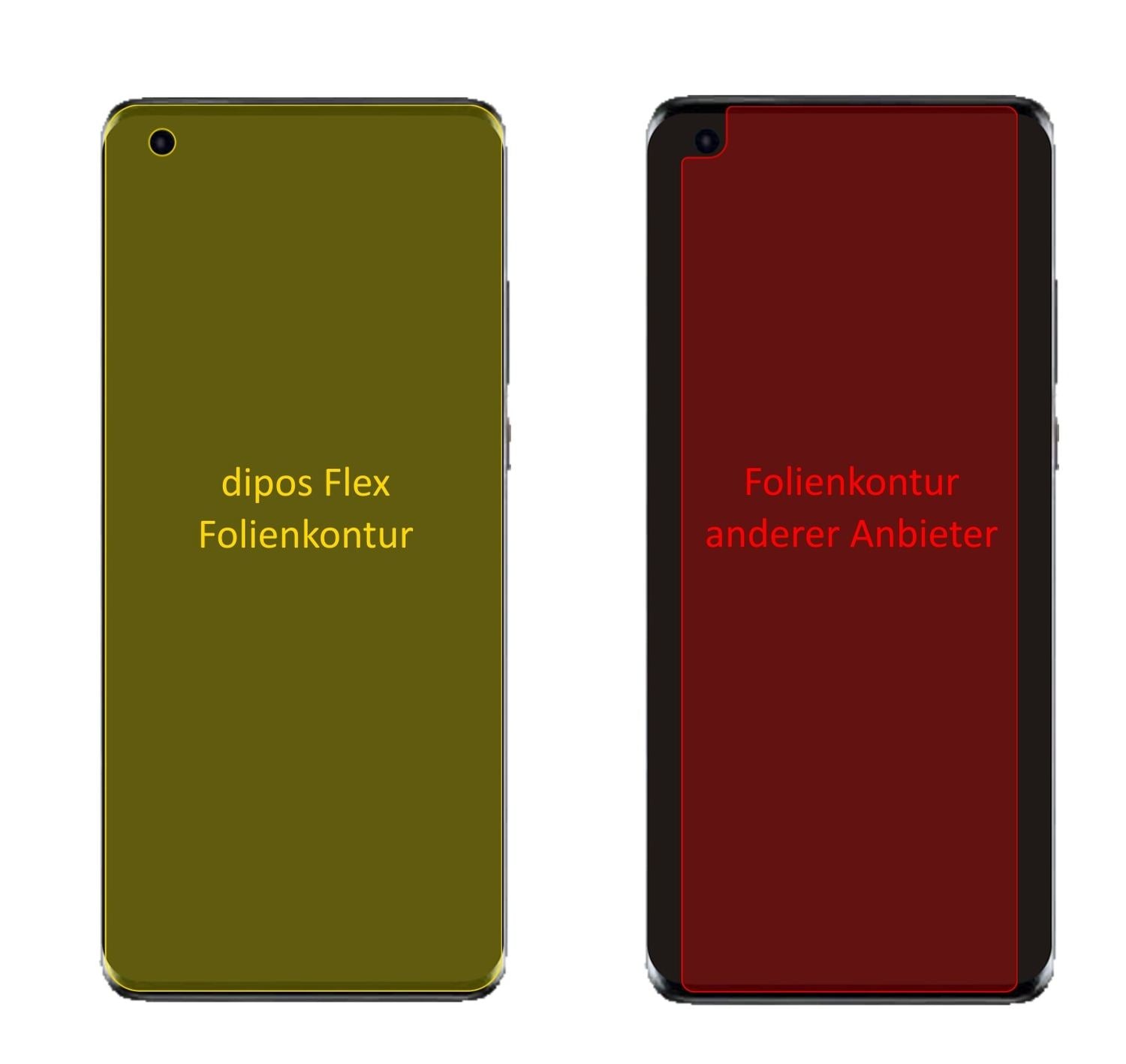 3x 3D Full Cover Schutzfolie für Huawei Mate 40E (2)