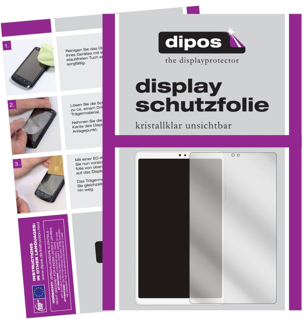 1x Schutzfolie klar für Samsung Galaxy Tab A7 Lite (1)