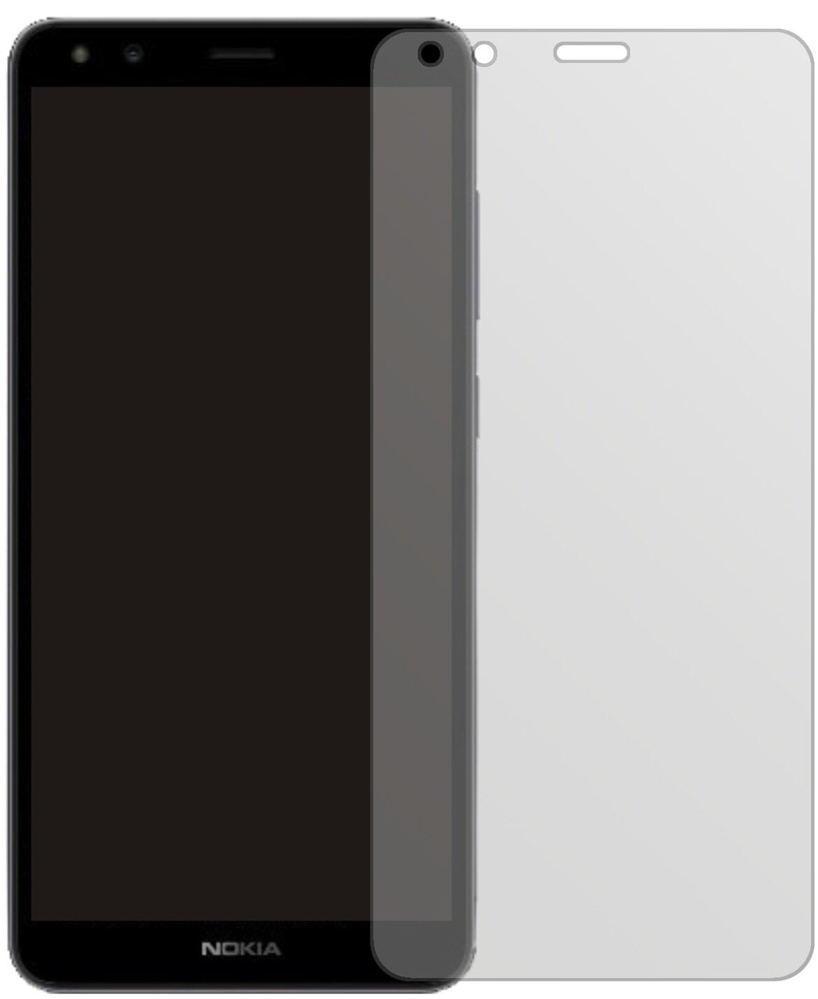 2x Schutzfolie matt für Nokia C01 Plus Display-Sch (2)