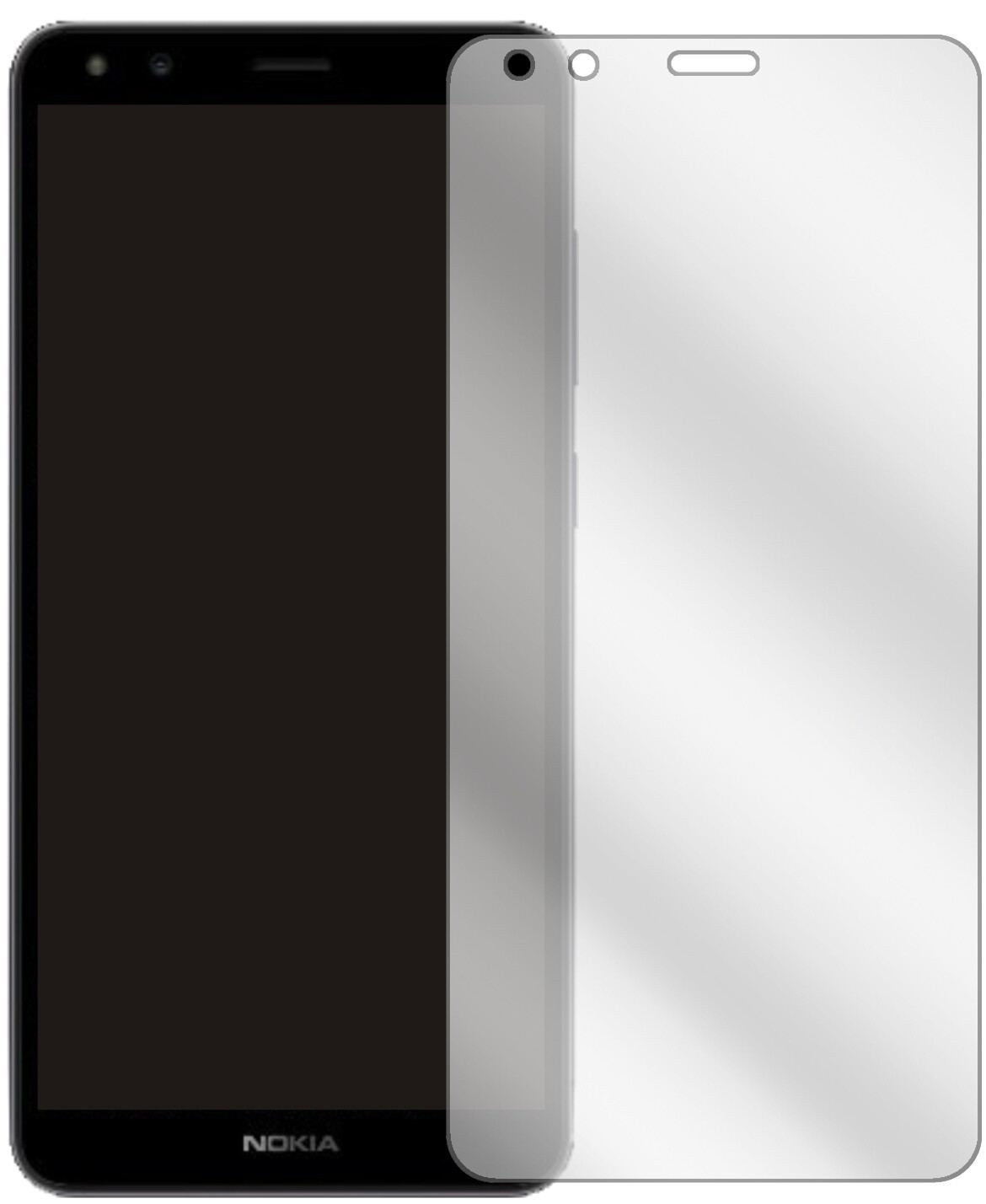 2x Schutzfolie klar für Nokia C01 Plus Display-Sch (2)