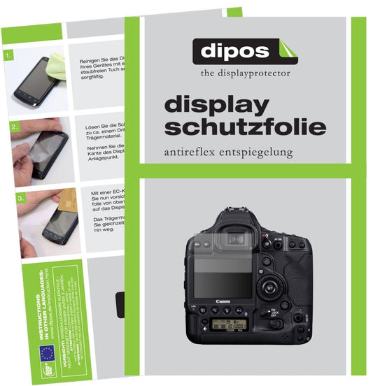 5x Schutzfolie matt für Canon Eos 1D Display-Schut (1)