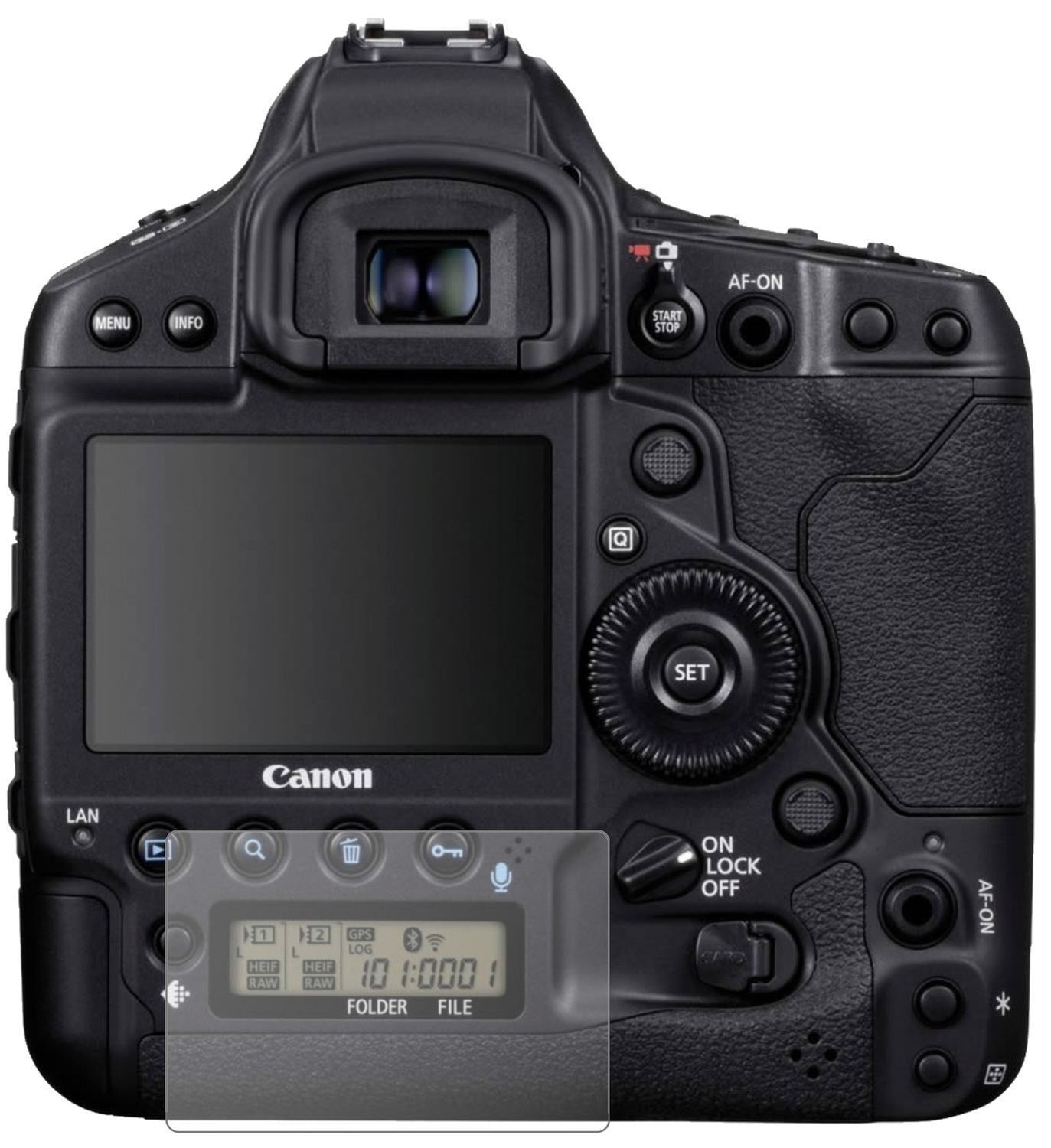 2x 9H Schutzfolie matt für Canon Eos 1D Panzerfoli (2)