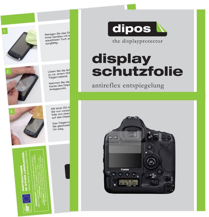 2x Schutzfolie matt für Canon Eos 1D Display-Schut (1)