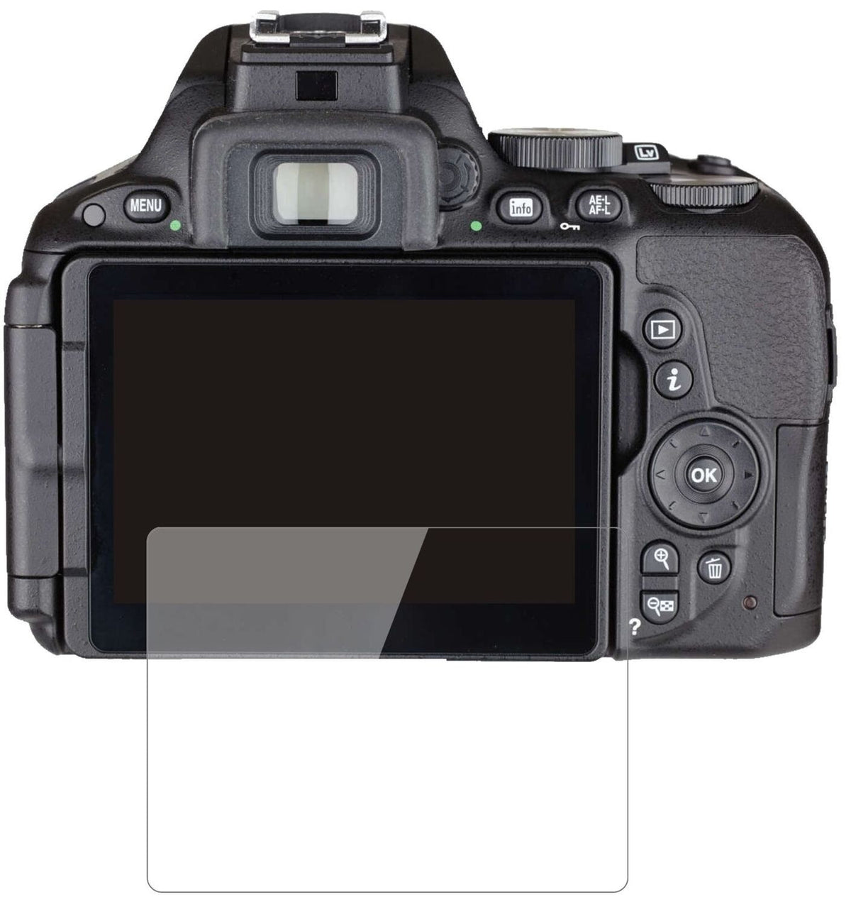 1x 9H Schutzfolie für Nikon 5500 Panzerfolie (2)