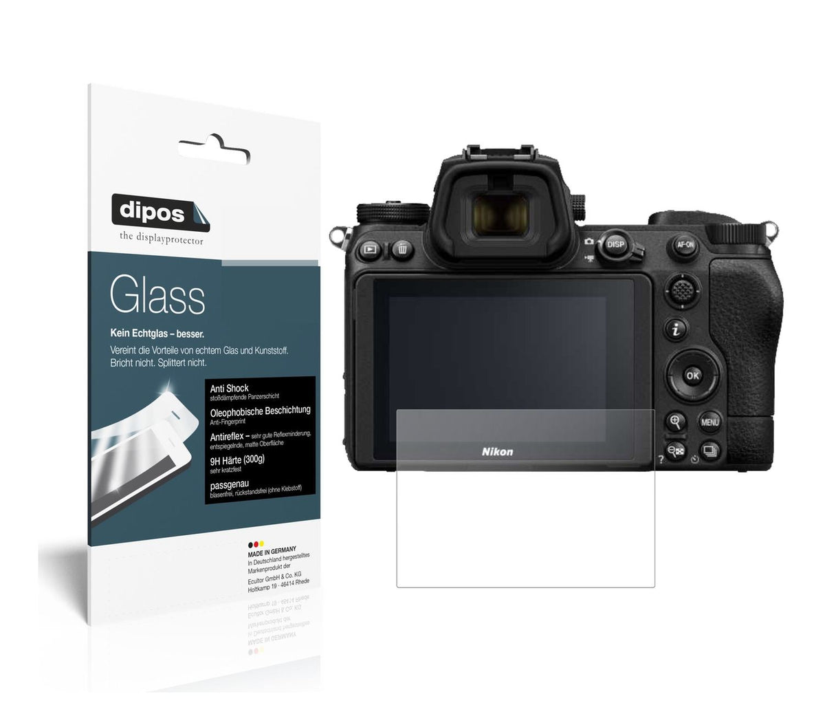 2x 9H Schutzfolie matt für Nikon Z7 II Panzerfolie (1)