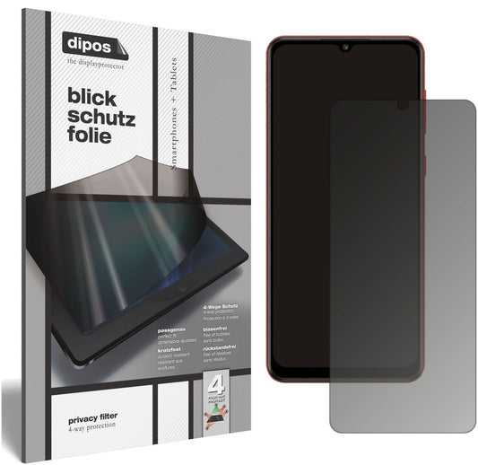 Blickschutzfolie für Samsung Galaxy F02s matt Schu (1)