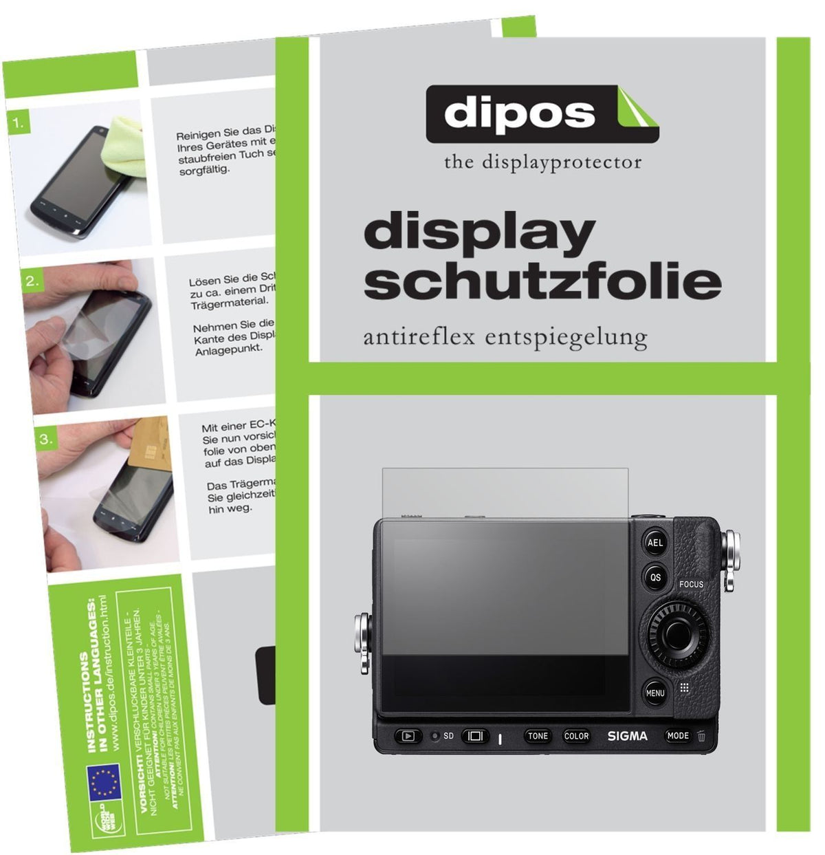 2x Schutzfolie matt für Sigma fp L Display-Schutzf (1)