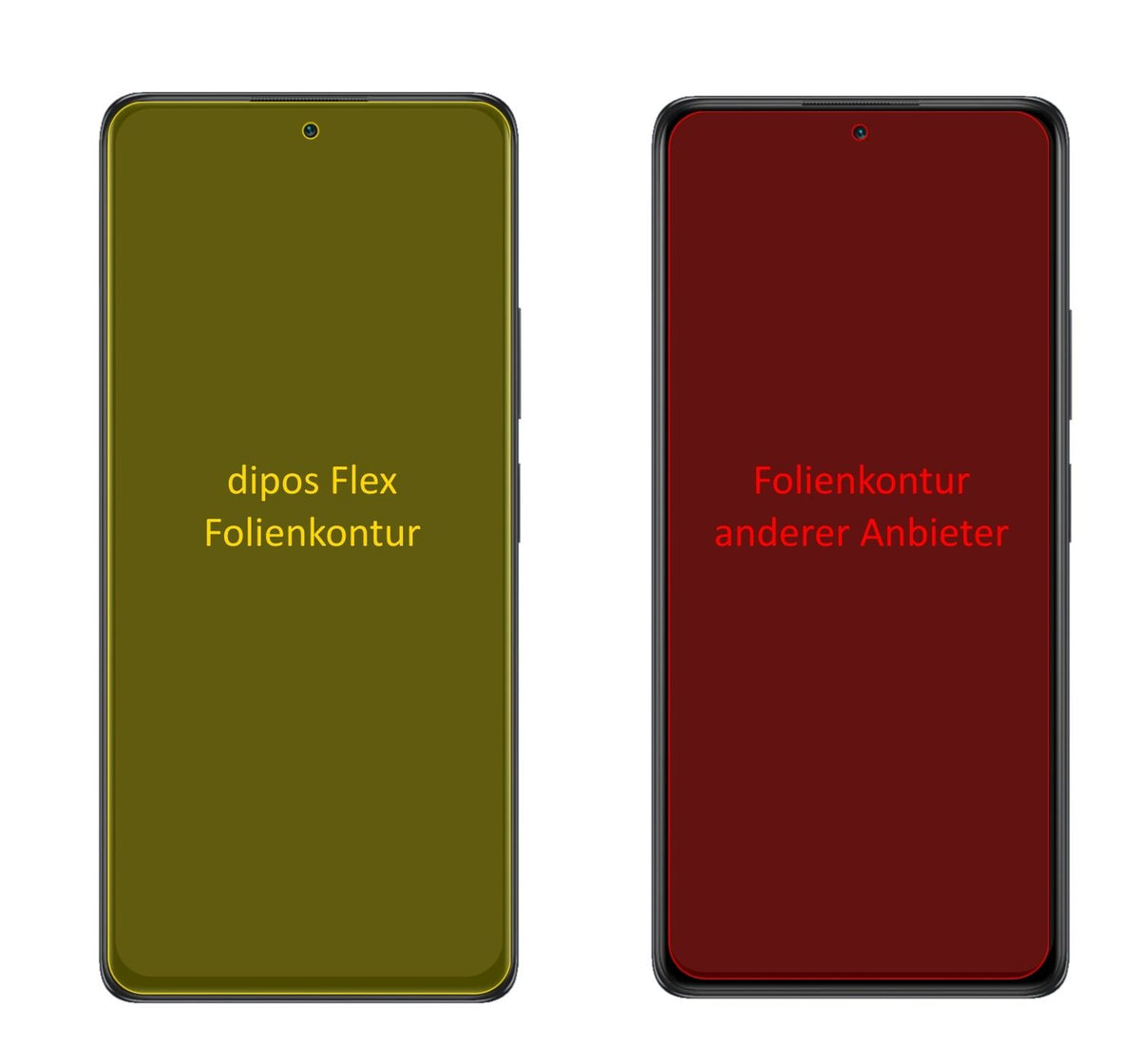3x 3D Full Cover Schutzfolie für Xiaomi Redmi Note (2)