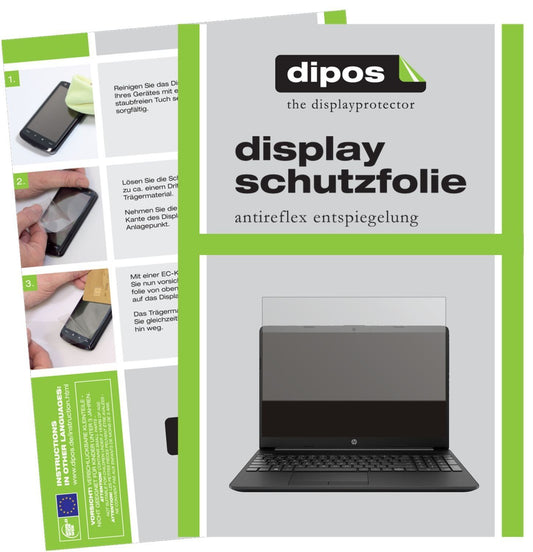 2x Schutzfolie matt für HP Notebook 15 Zoll gw0542 (1)