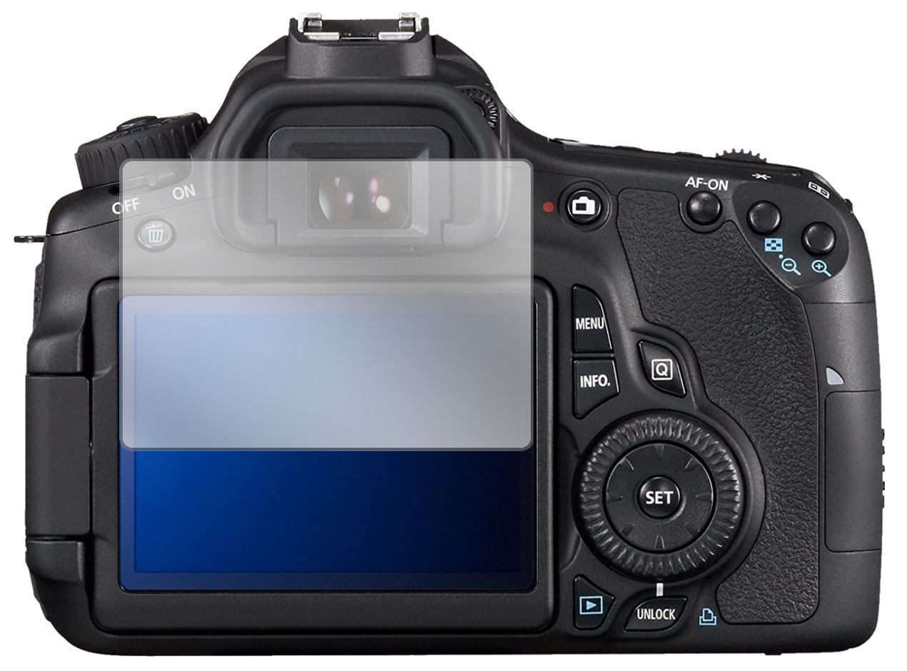 2x Schutzfolie klar für Canon EOS 60D Display-Schu (2)