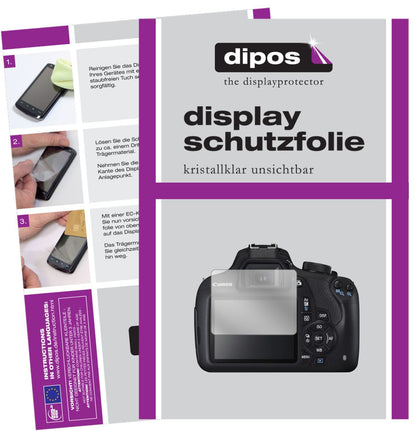 1x Schutzfolie klar für Canon EOS 1200D Display-Sc (1)