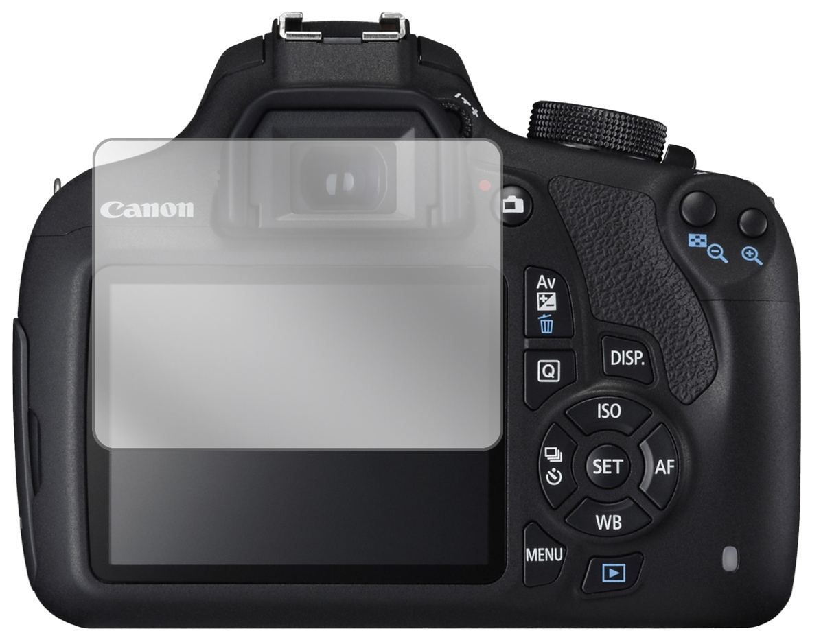 1x Schutzfolie klar für Canon EOS 1200D Display-Sc (2)