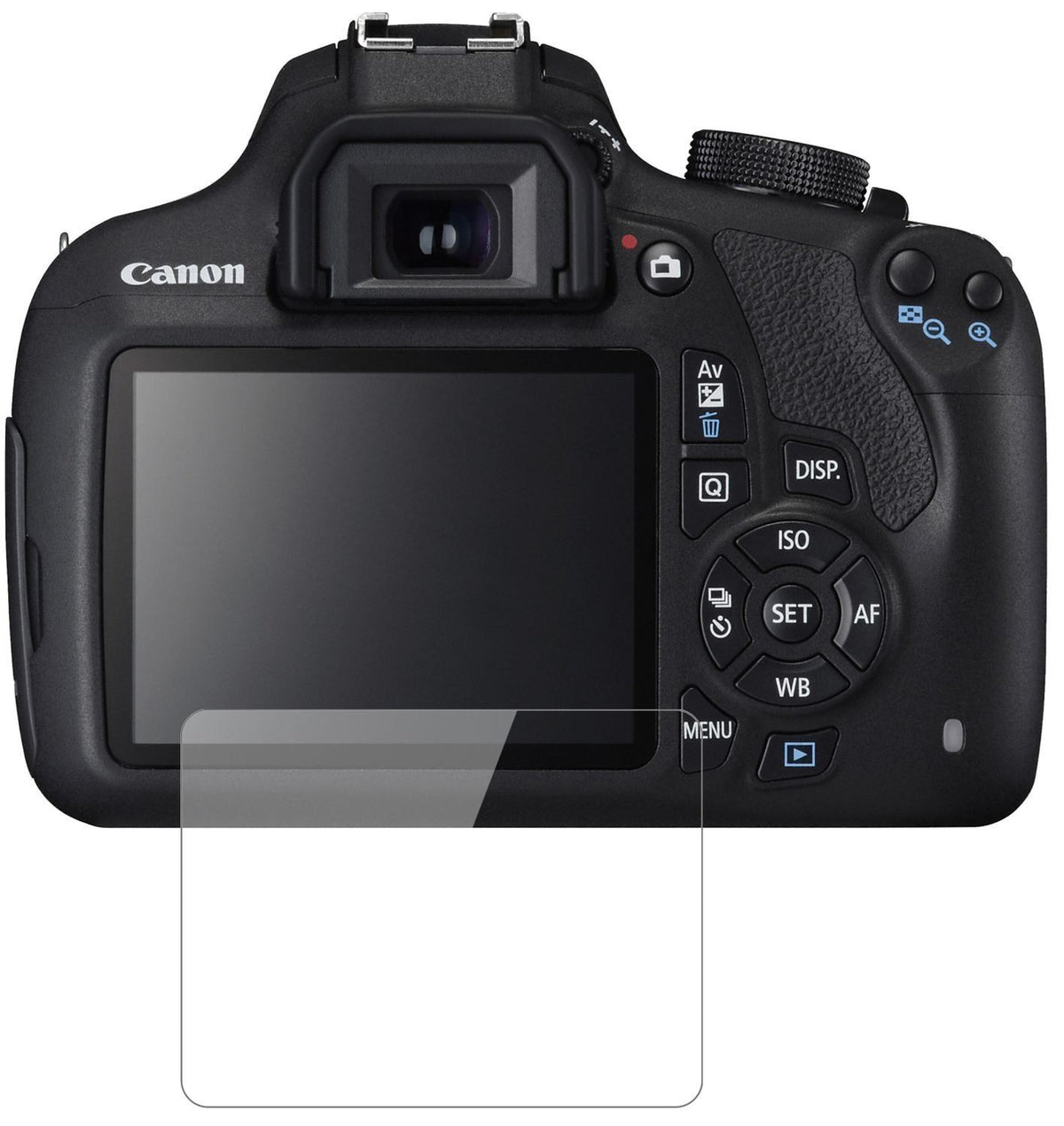 2x 9H Schutzfolie für Canon EOS 1200D Panzerfolie (2)