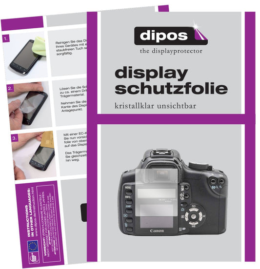 1x Schutzfolie klar für Canon EOS 350D Display-Sch (1)