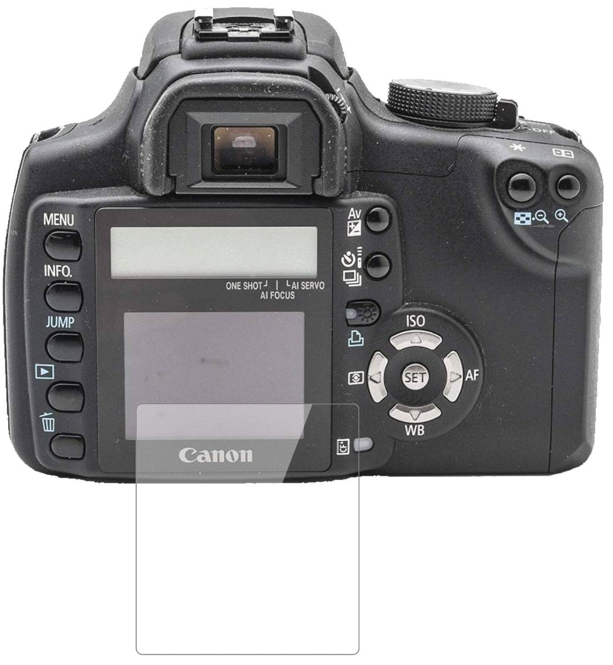 2x 9H Schutzfolie für Canon EOS 350D Panzerfolie (2)