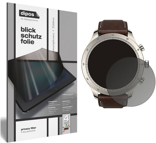 Blickschutzfolie für Zepp Z Smartwatch matt Schutz (1)