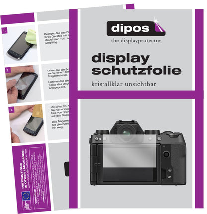 5x Schutzfolie klar für Fujifilm X-S10 Display-Sch (1)