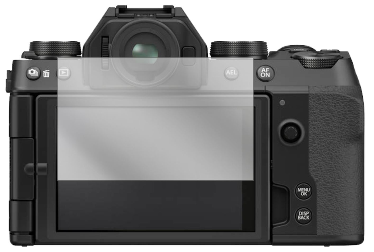 5x Schutzfolie klar für Fujifilm X-S10 Display-Sch (2)