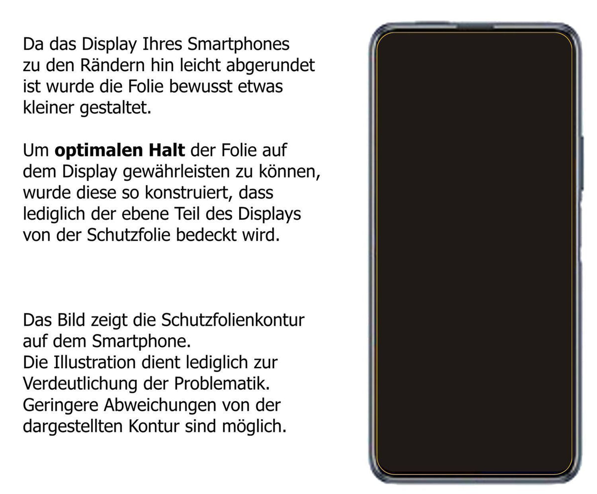 1x 9H Schutzfolie matt für Huawei Y9a Panzerfolie (3)