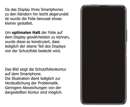 1x 9H Schutzfolie matt für Huawei Y9a Panzerfolie (3)