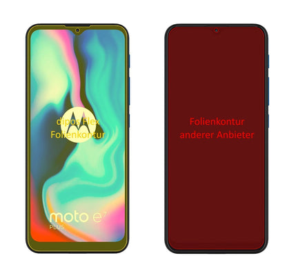 3x 3D Full Cover Schutzfolie für Motorola Moto E7  (2)