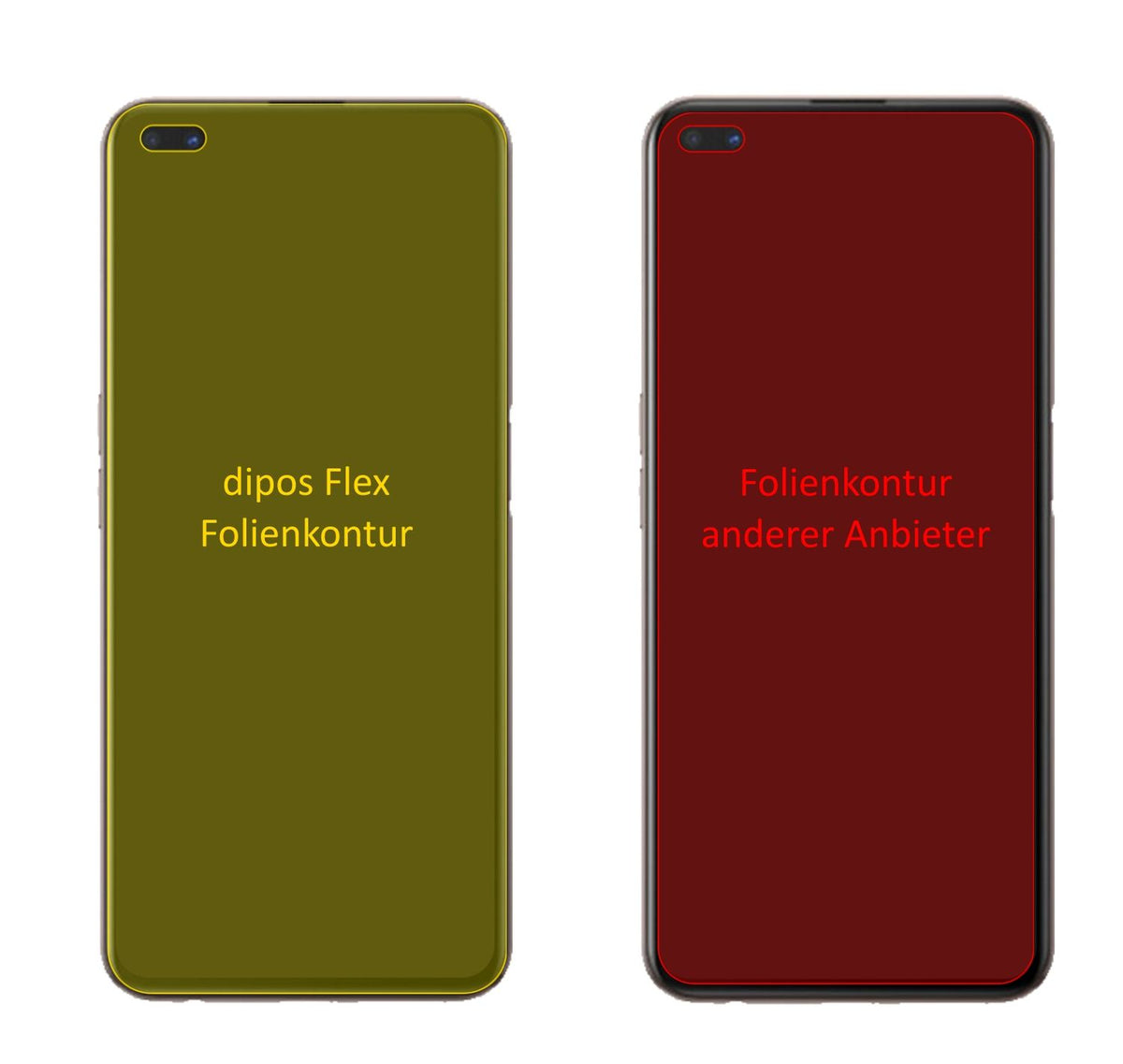 3x 3D Full Cover Schutzfolie für Oppo Reno4 SE (2)