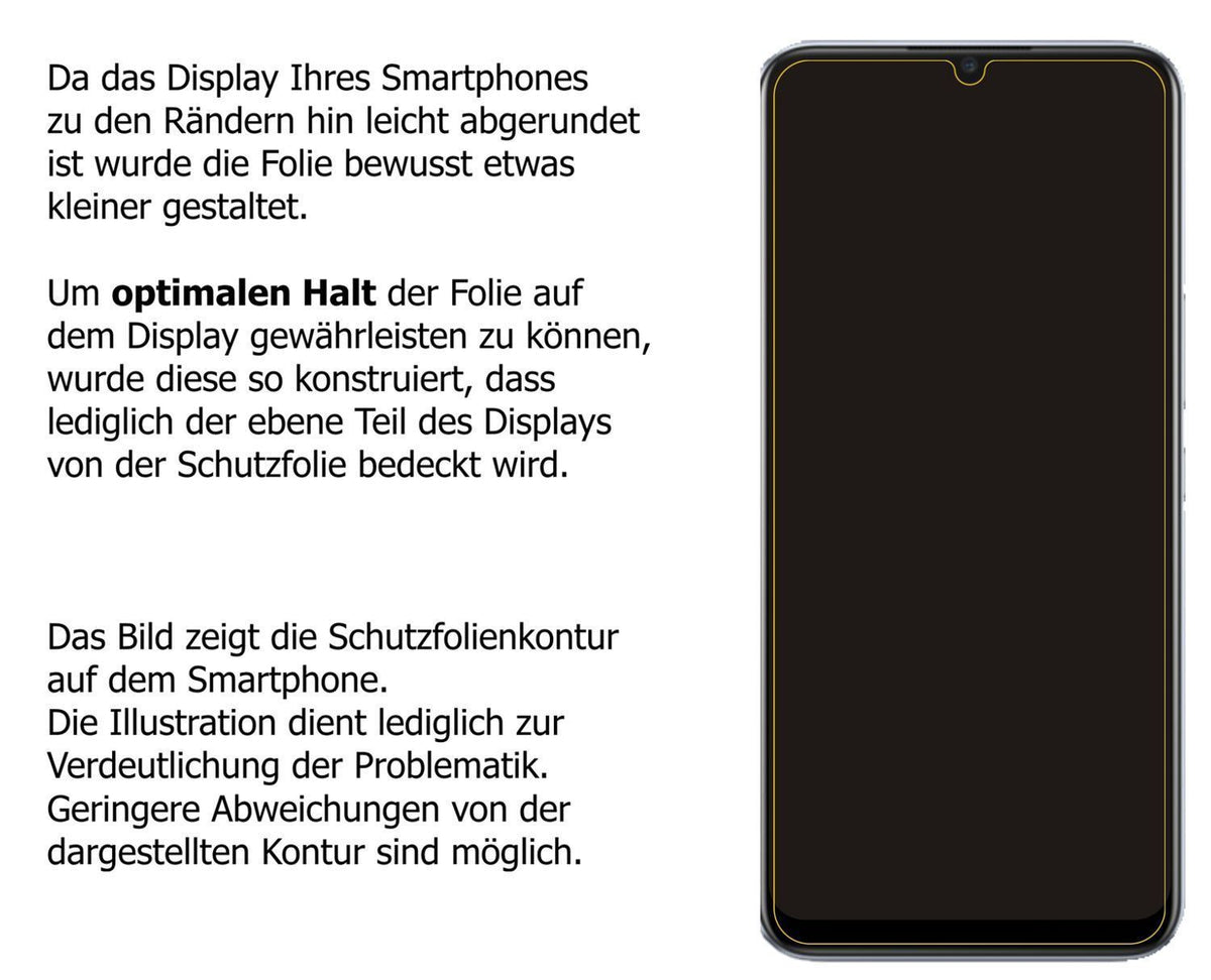 2x Schutzfolie klar für Oppo Realme V3 Display-Sch (5)