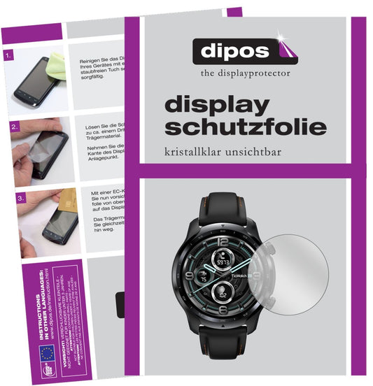 1x Schutzfolie klar für TicWatch Pro 3 GPS Display (1)