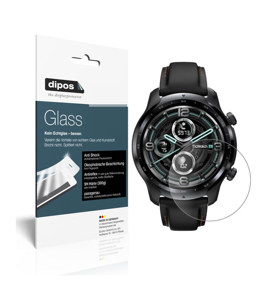 2x 9H Schutzfolie matt für TicWatch Pro 3 GPS Panz (1)