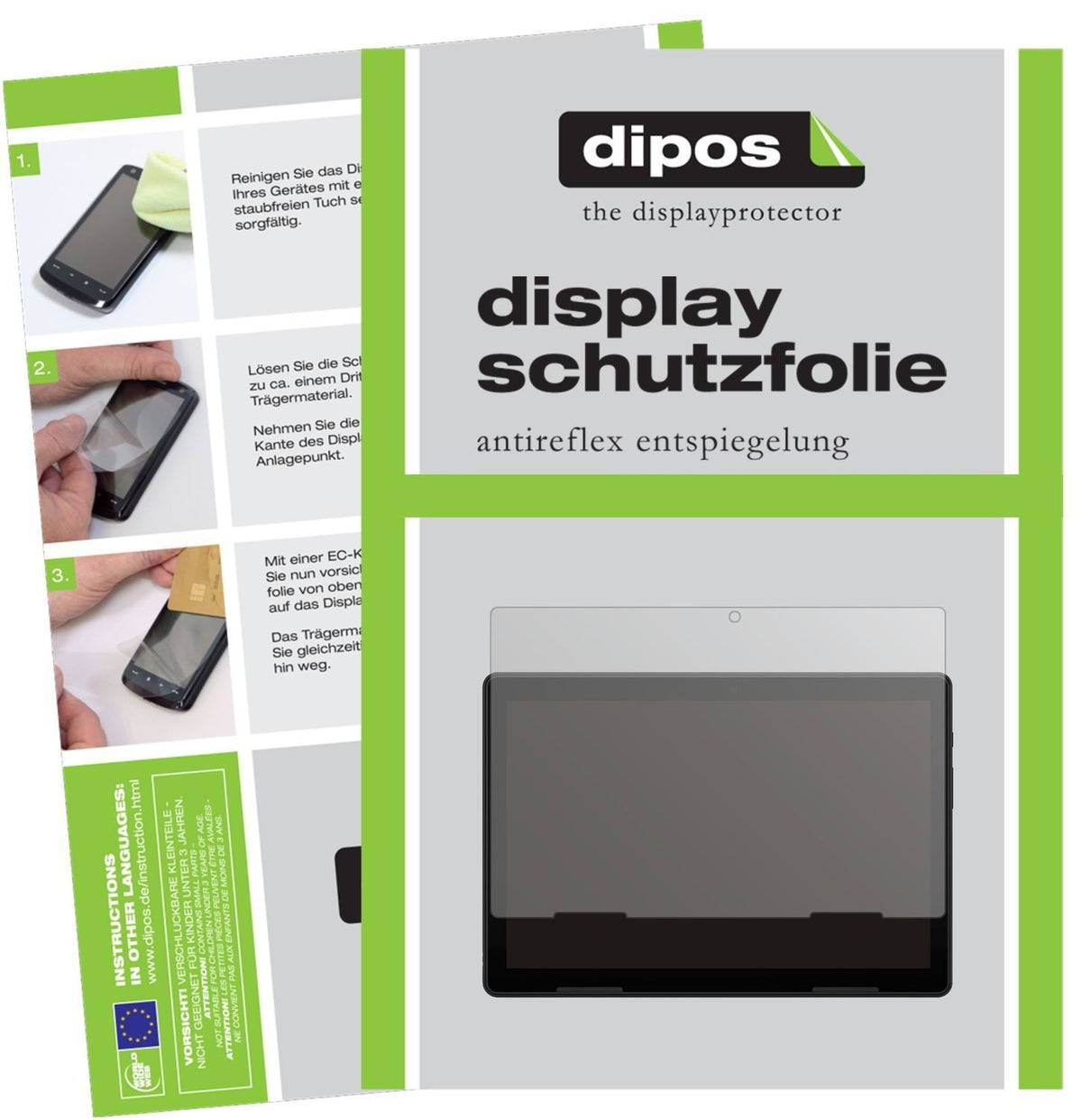 2x Schutzfolie matt für Medion Lifetab E10802 Disp (1)