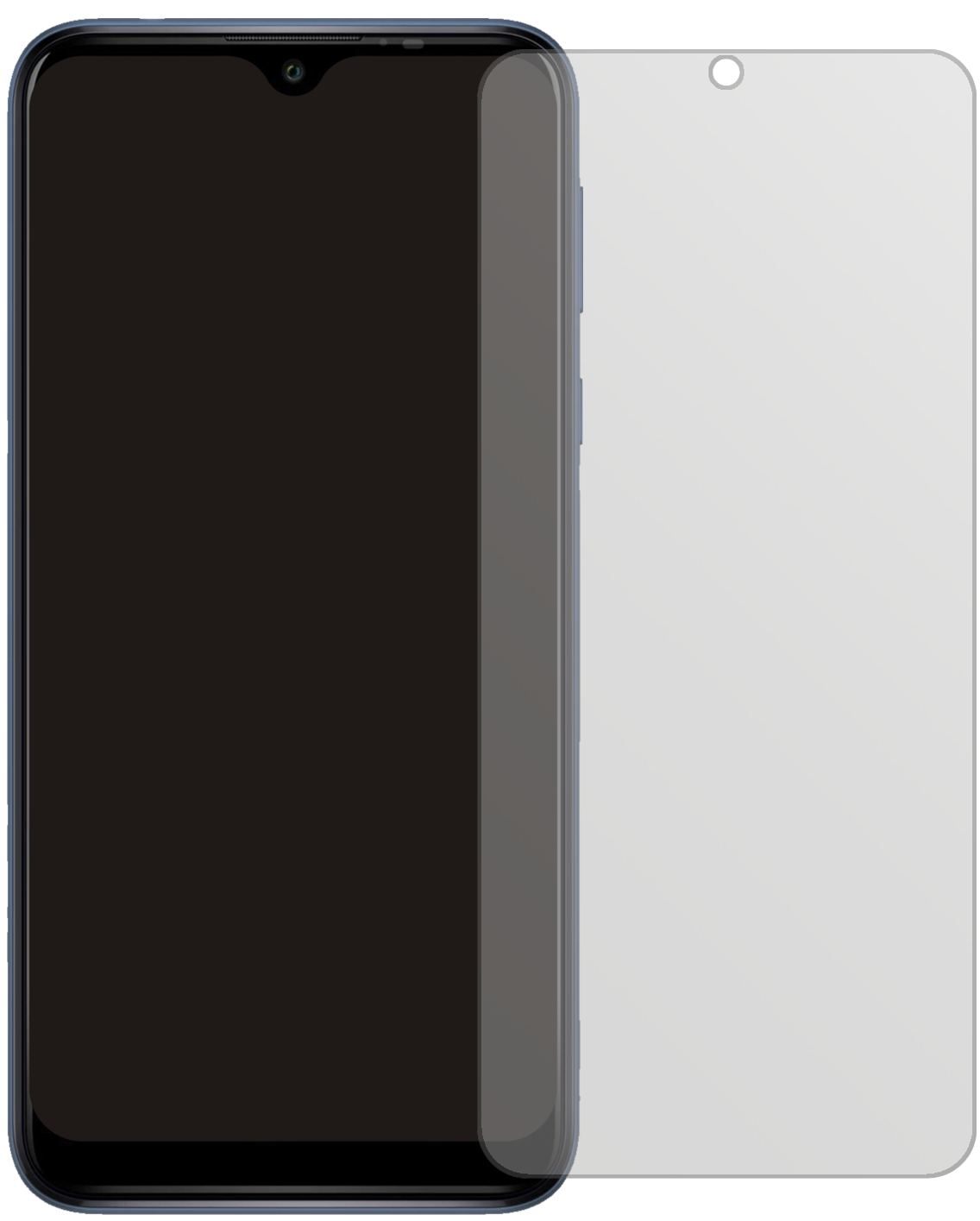 2x Schutzfolie matt für Wiko Y81 Display-Schutzfol (2)
