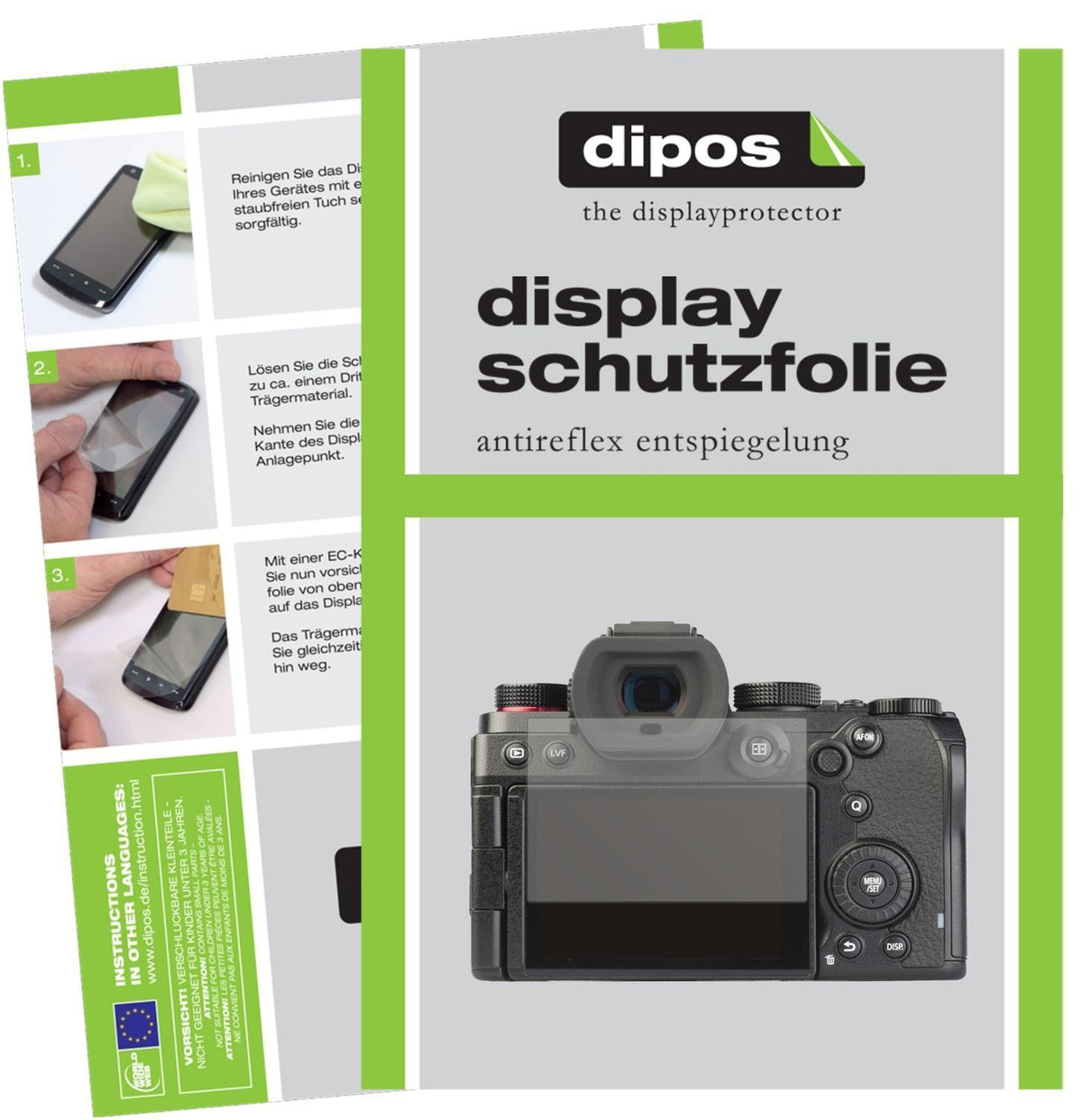 5x Schutzfolie matt für Panasonic Lumix S5 Display (1)