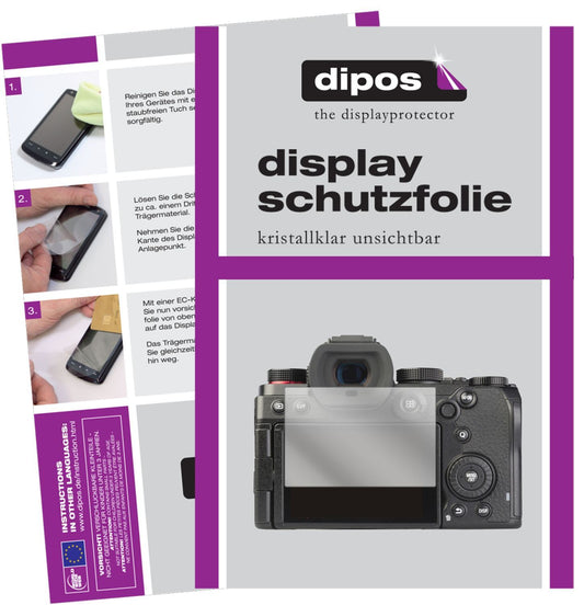 1x Schutzfolie klar für Panasonic Lumix S5 Display (1)