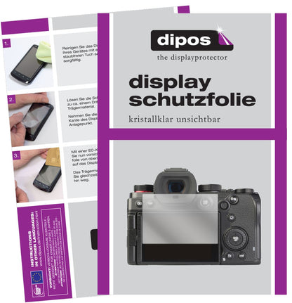 2x Schutzfolie klar für Panasonic Lumix S5 Display (1)