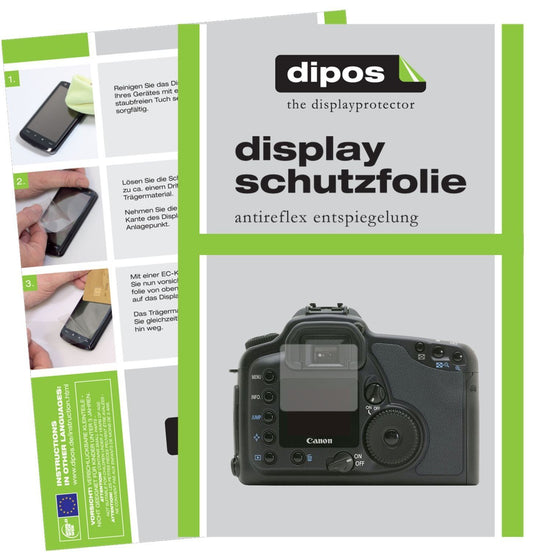 2x Schutzfolie matt für Canon Eos 10D Display-Schu (1)