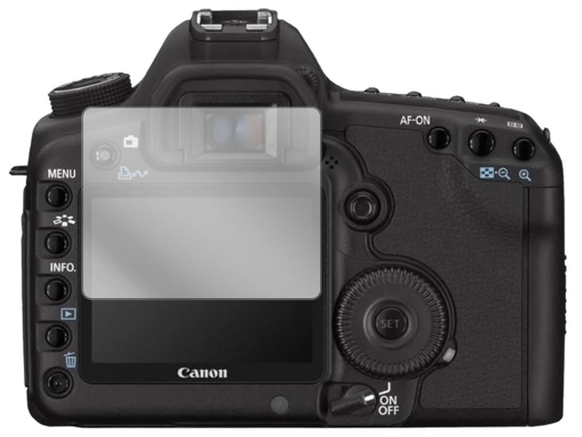 5x Schutzfolie klar für Canon Eos 5D Mark II Displ (2)