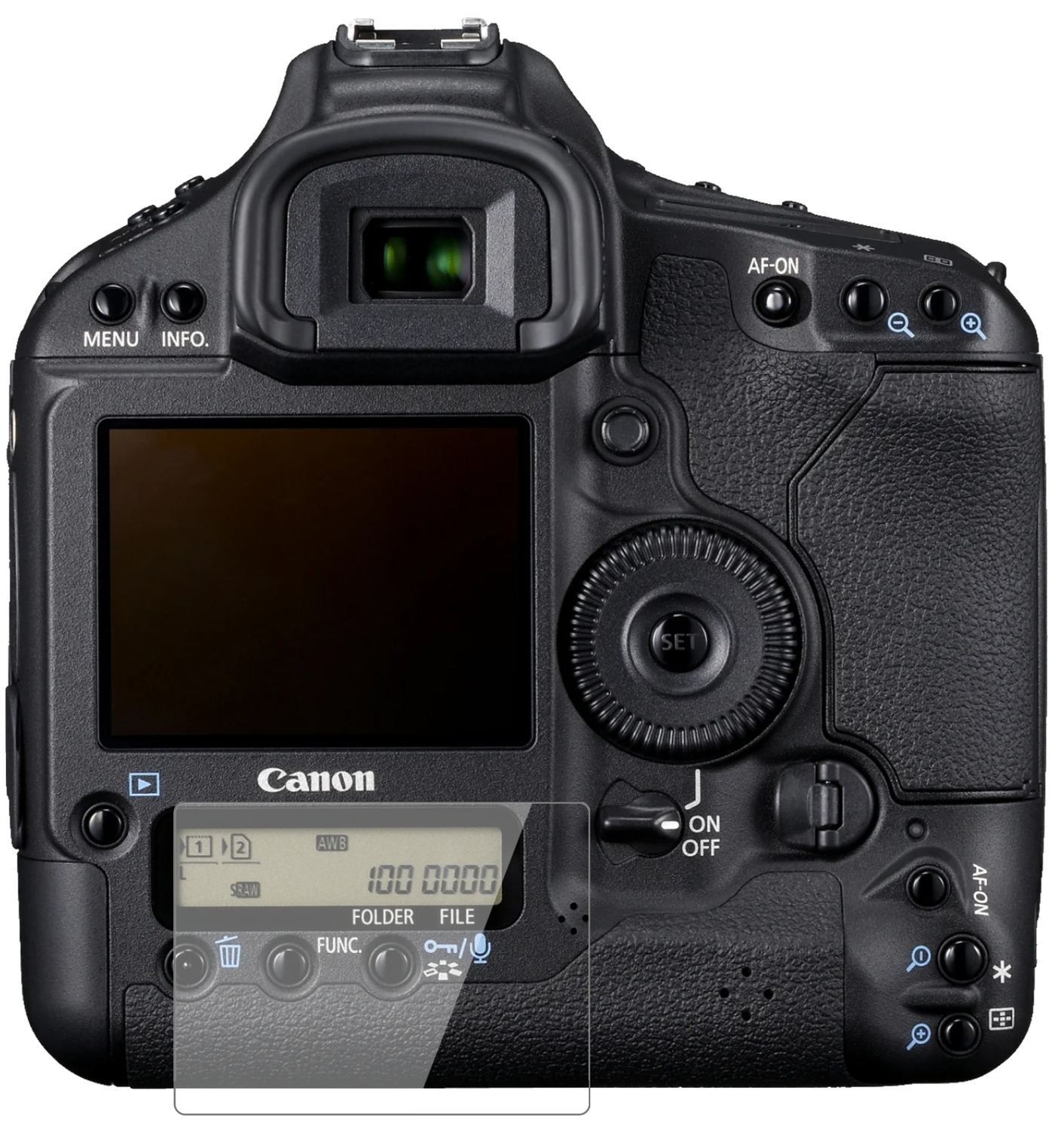 2x 9H Schutzfolie für Canon Eos 1D Mark IV Panzerf (2)