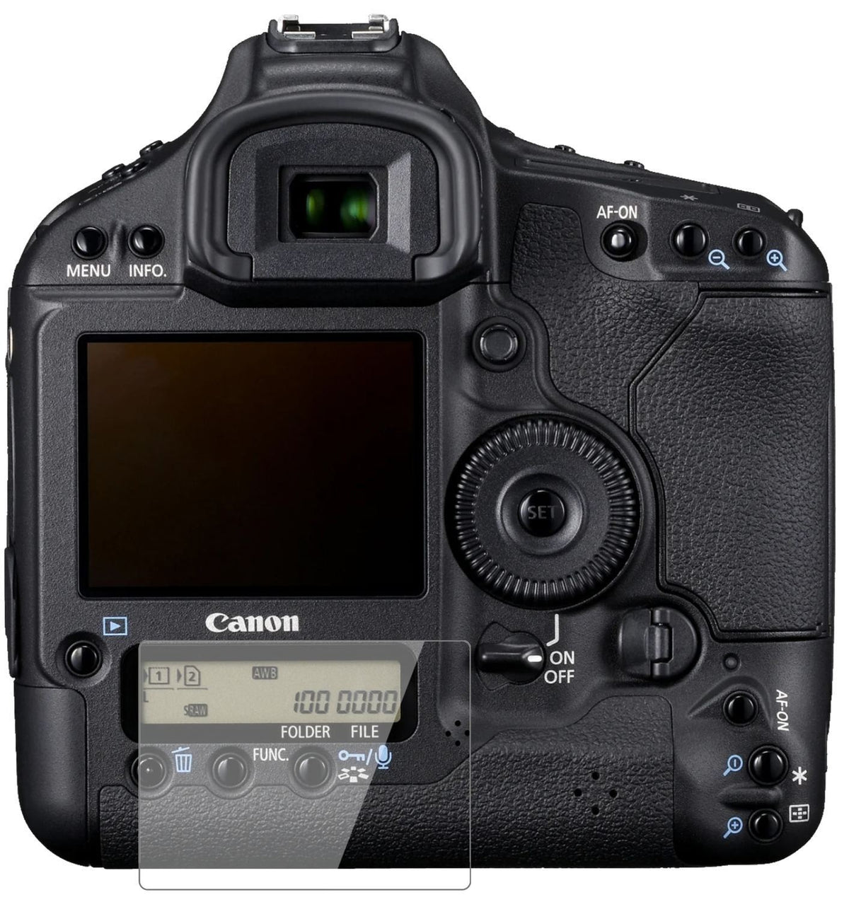 2x 9H Schutzfolie für Canon Eos 1D Mark IV Panzerf (2)