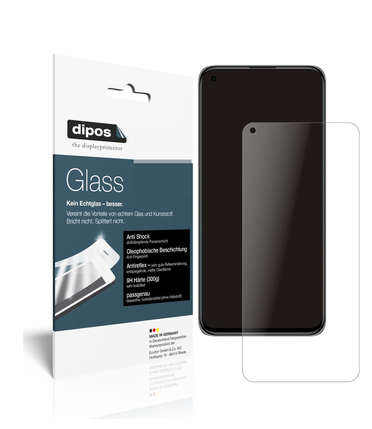 2x 9H Schutzfolie matt für Xiaomi Mi 11 Lite 5G Pa (1)