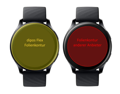 2x 3D Full Cover Schutzfolie für OnePlus Watch (46 (2)