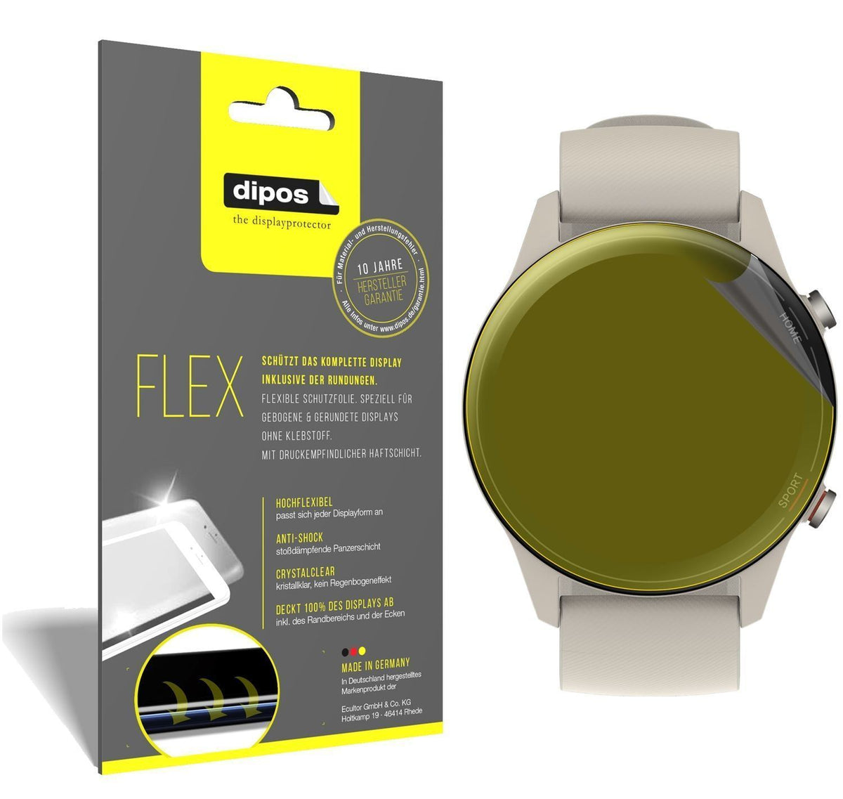 3x 3D Full Cover Schutzfolie für Xiaomi Mi Watch (1)