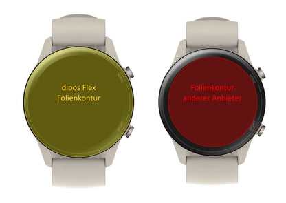 3x 3D Full Cover Schutzfolie für Xiaomi Mi Watch (2)