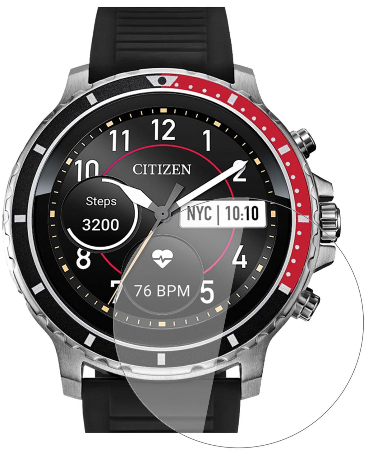 1x 9H Schutzfolie für Citizen CZ Smart Panzerfolie (2)