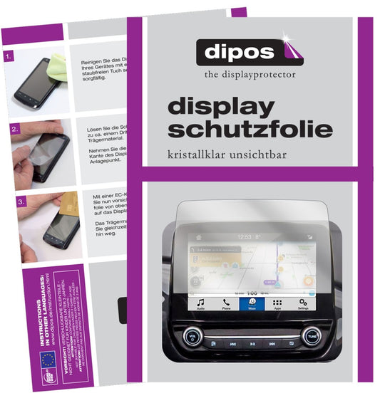 2x Schutzfolie klar für Ford Kuga Display (ab 2020 (1)