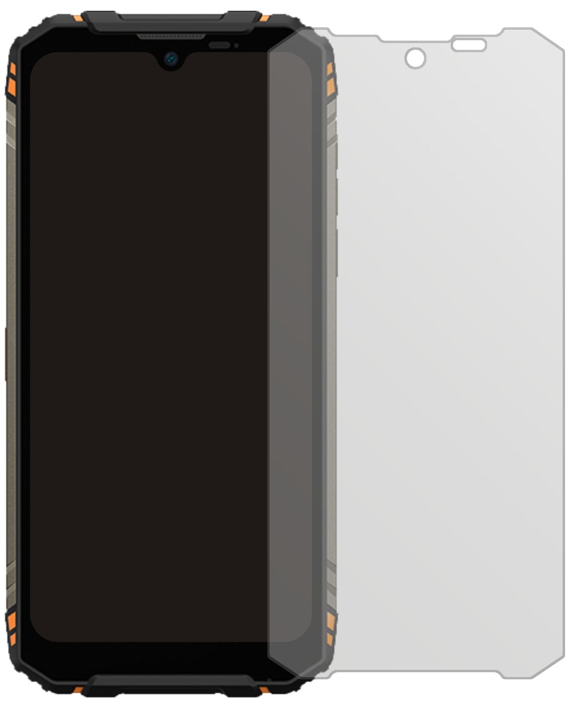 1x Schutzfolie matt für Doogee S96 Pro Display-Sch (2)