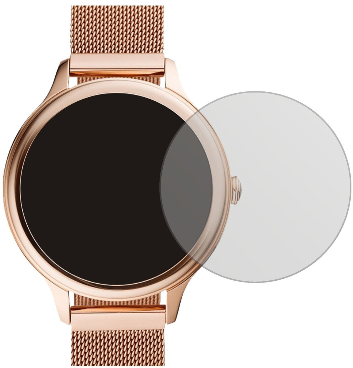 1x Schutzfolie matt für Fossil Gen 5E (44mm) Displ (2)