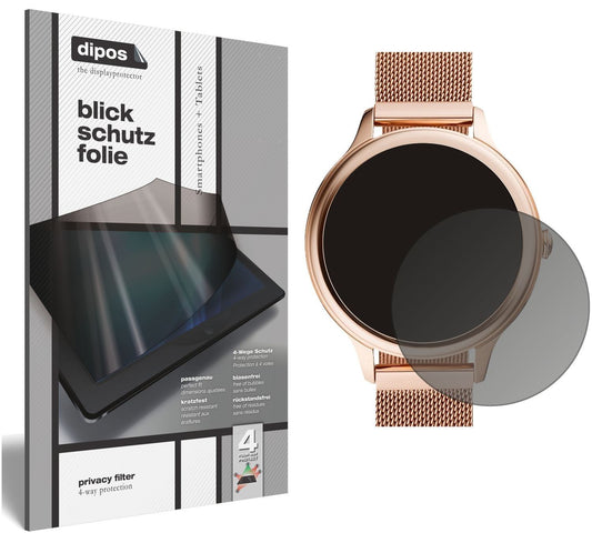 Blickschutzfolie für Fossil Gen 5E (44mm) matt Sch (1)