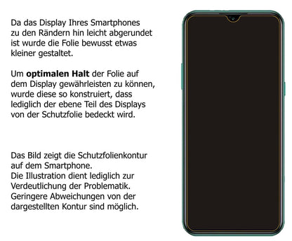 2x 9H Schutzfolie für Doogee X95 (2020) Panzerfoli (3)
