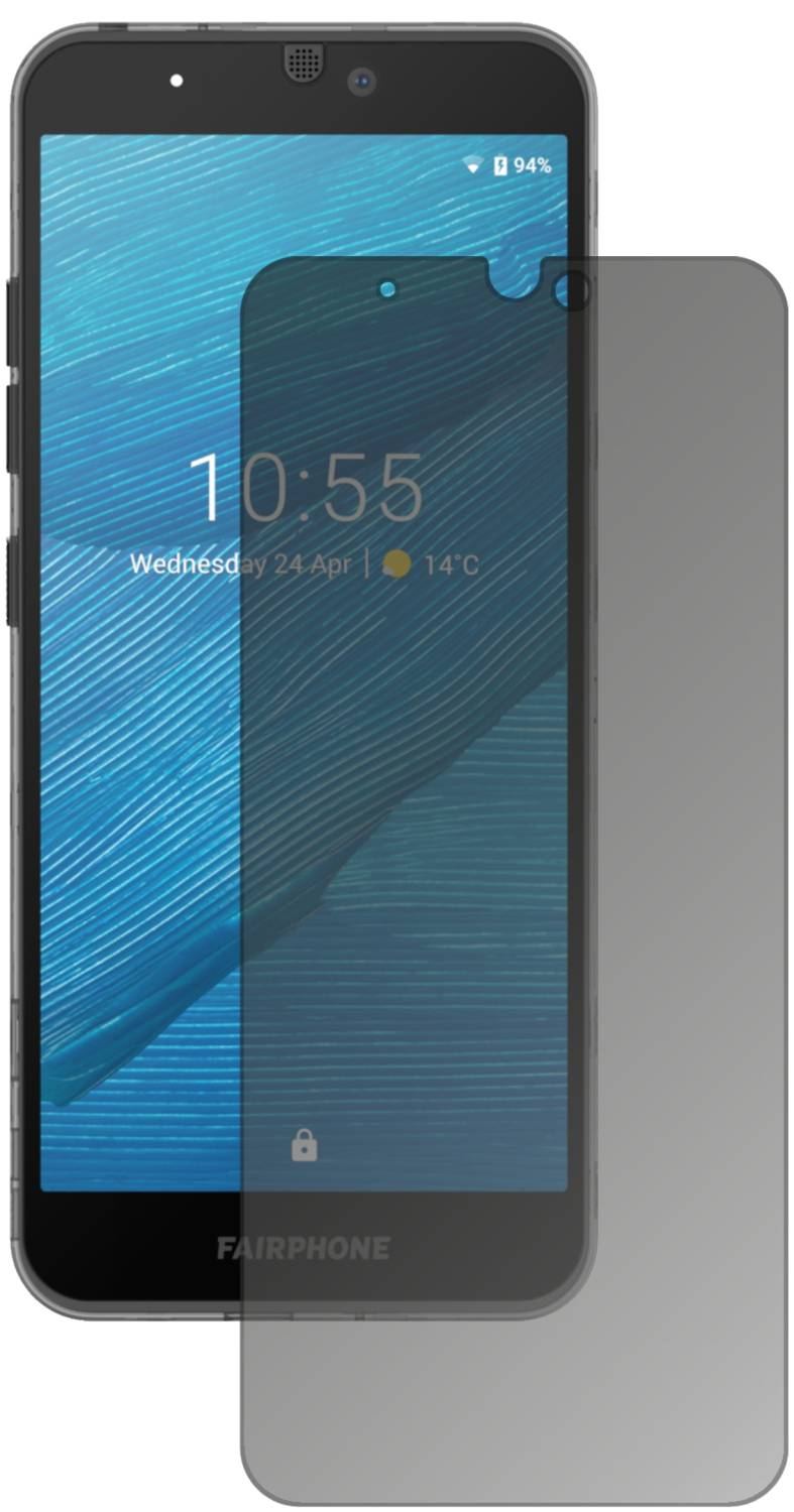 Blickschutzfolie für Fairphone 3 Plus matt Schutzf (2)